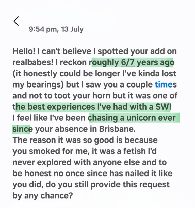 Natalie Moore - screenshot 20240124 172223 messages - Brisbane Escort